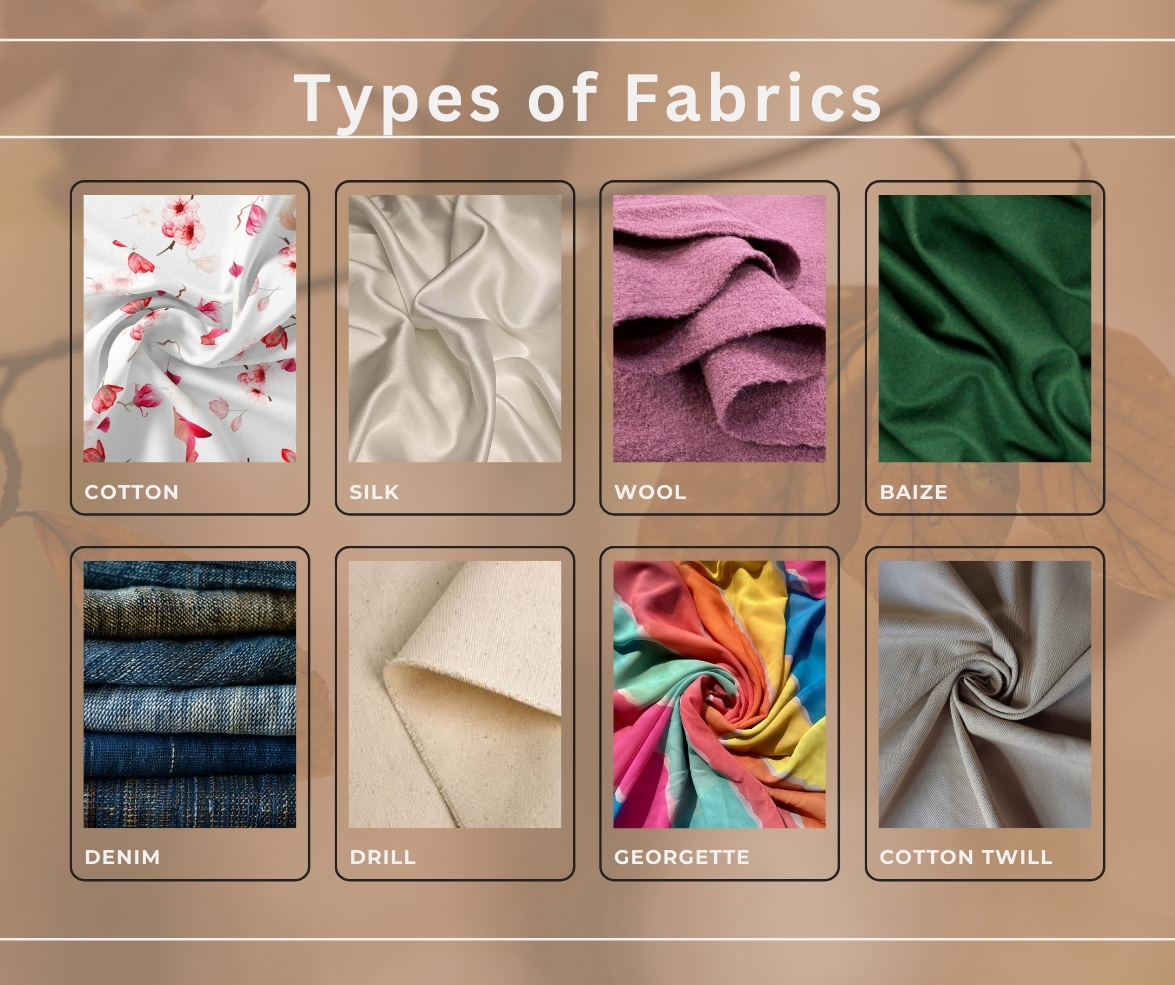 Types of Fabrics With Name