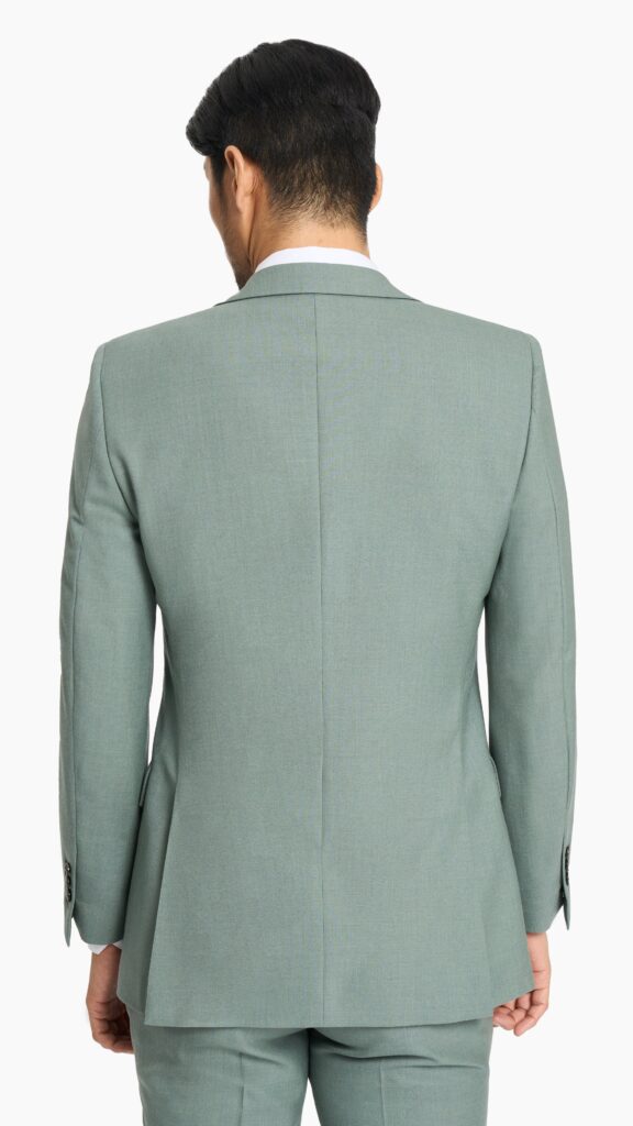 Green Hopsack Custom Suit 4